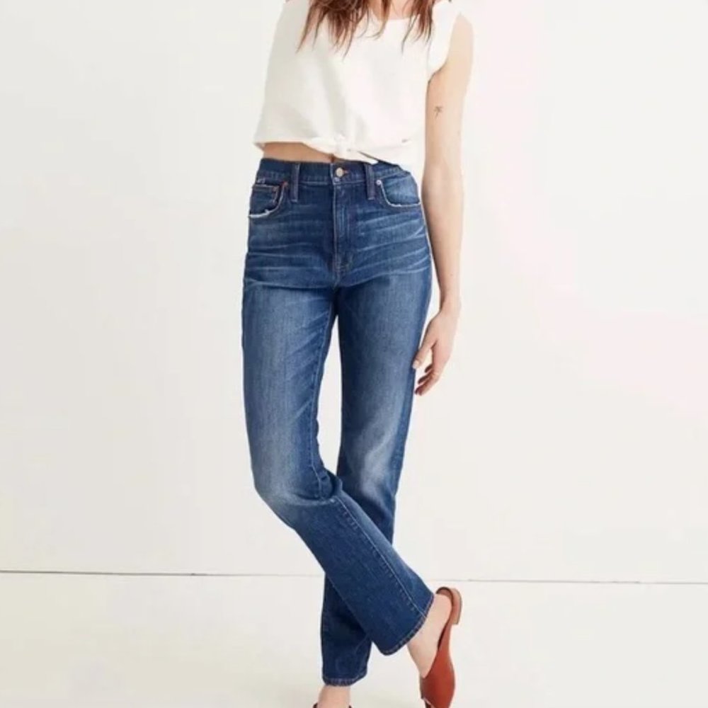 Madewell High Rise Slim Boyjean, size 26